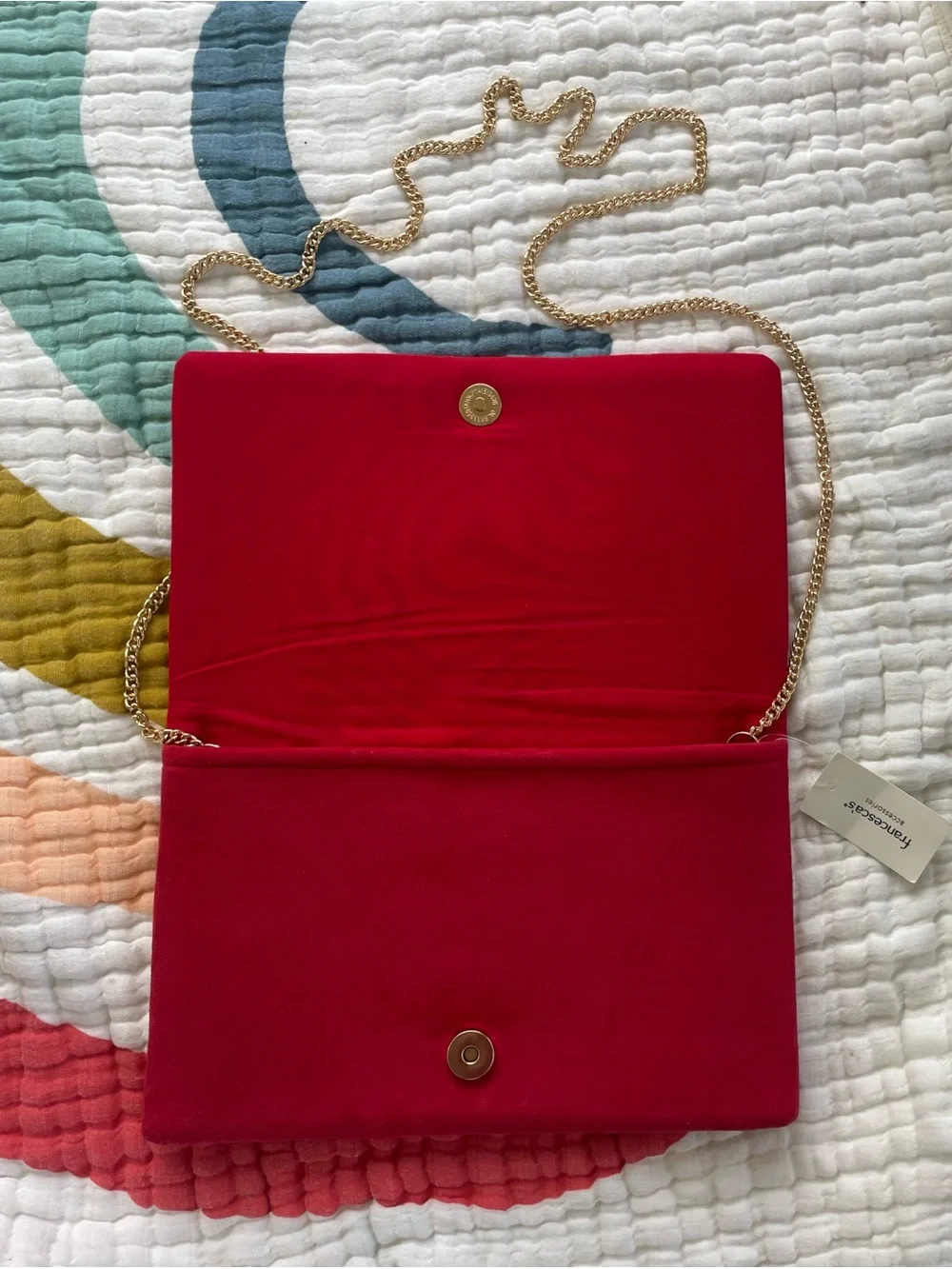 🔥 NWT Francesca’s Beaded Heart Clutch Crossbody